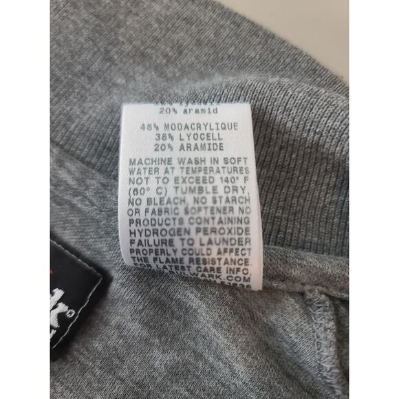 Bulwark CAT2 FR fire resistant grey short sleeve polo shirt - XL - Picture 7 of 7